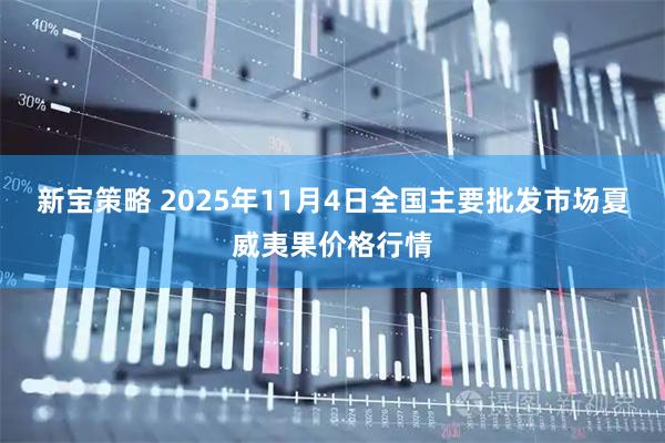 新宝策略 2025年11月4日全国主要批发市场夏威夷果价格行情